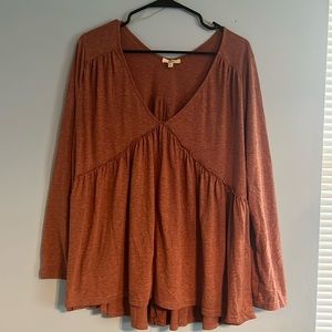 Burnt Orange Boutique Top